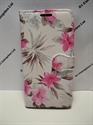 Picture of Samsung Galaxy S5 White Floral Leather Wallet Case