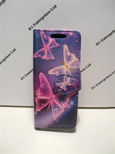 Picture of Nokia 220 Butterfly Leather Wallet Book Case
