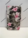 Picture of Xperia M2 Grey Floral Leather Wallet Case