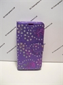 Picture of Galaxy S7 Violet Floral Leather Diamond Case