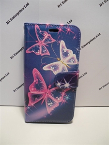 Picture of Galaxy S7 Edge Butterfly Leather Wallet Case