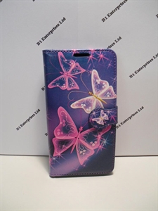 Picture of Honor 7 Butterfly Leather Wallet Book Case 