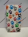 Picture of Honor 7 Paw Print Leather Wallet Book Case