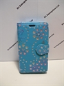 Picture of LG Joy Aqua Floral Diamond Floral Wallet Case