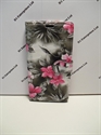 Picture of Sony Xperia Z5 Grey Floral Leather Wallet Case
