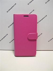 Picture of Alcatel Pop Star 3G Pink Leather Wallet Book Case 