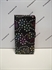 Picture of LG K4 Black Floral Diamond Leather Wallet Case