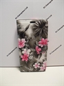 Picture of Smart Speed 6 Grey Floral Leather Wallet Case