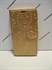 Picture of HTC One M10 Gold Floral Diamond Leather Wallet Case