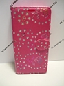 Picture of Microsoft Lumia 550 Pink Floral Diamond Wallet Case