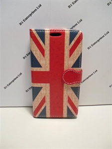 Picture of Microsoft Lumia 650 Rustic Union Jack Leather Wallet Case