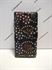 Picture of Microsoft Lumia 650 Black Floral Diamond Leather Wallet Case