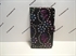 Picture of Smart Prime 7 Black Floral Diamond Leather Wallet Case