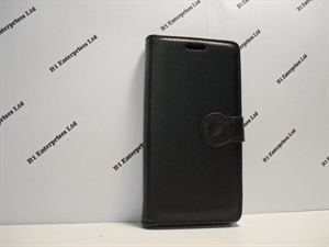Picture of Xperia X Mini Black Leather Wallet Case.