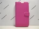 Picture of Xperia T3 Pink Leather Wallet Case.