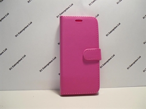 Picture of Alcatel Shine Lite Pink Leather Wallet Book Case