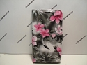 Picture of Huawei Y6 II Compact Grey Floral Leather Wallet Book Case