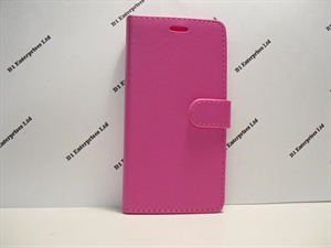 Picture of Galaxy A7 2016 Pink Leather Wallet Case