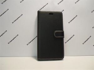 Picture of Huawei P10 Plus Black Leather Book Wallet Case