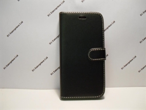 Picture of Huawei P10 Black Leather Book Wallet Case