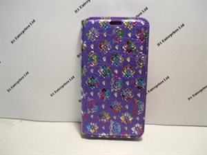 Picture of ZTE Blade V7 Lite Lavender Floral Diamond Leather Wallet Case