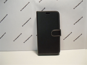 Picture of Galaxy A5 2017 Black Leather Wallet Case