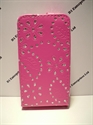 Picture of Nokia Lumia 620 Pink Glitter Leather Case