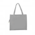 Picture of Grey - Boutique Glossy Shopper Bag Handbag with Zip