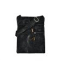 Picture of Black Classic Cross Body Pouch Bag With Zip Front