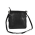 Picture of Black Zip Cross Body Bag With Metal Detail