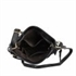 Picture of Black Zip Cross Body Bag With Metal Detail