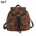 Picture of Leopard Print Backpack With Buckle Detail