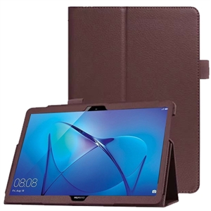 Picture of Huawei Mediapad T3-10 Brown Folio Leather Case
