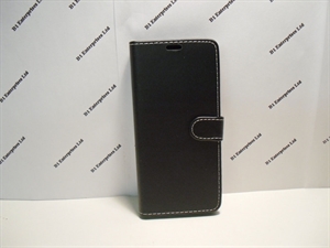 Picture of Galaxy A90 5G Black Leather Book Wallet Case