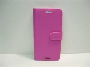 Picture of HTC One M7 Pink Leather Wallet Case