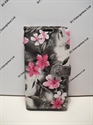 Picture of Galaxy E5 Grey Floral Leather Wallet Case